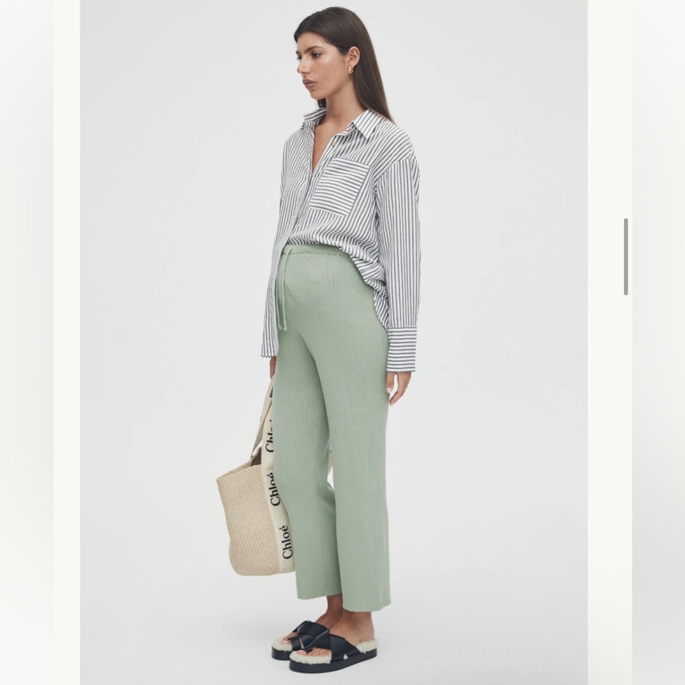 Legoe Heritage Knit Pant Sage